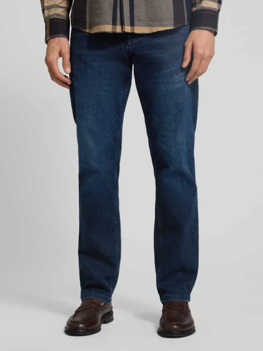 Zdjęcie produktu Regular Fit Jeans w stylu używanym Christian Berg Granatowy