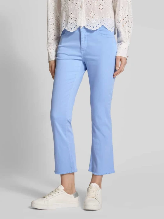 Zdjęcie produktu Jeansy krój slim fit z frędzlami RAFFAELLO ROSSI