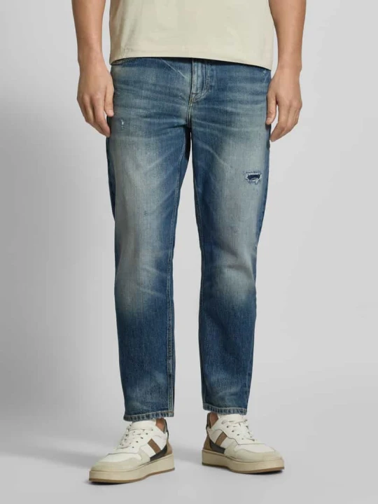 Zdjęcie produktu Jeansy o kroju regular fit z mieszanki bawełny Boss Jeansowy niebieski