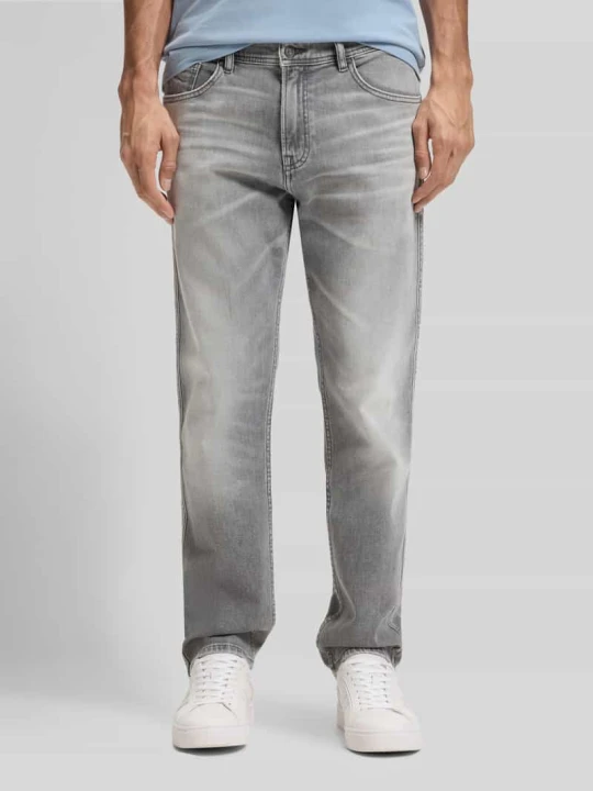 Zdjęcie produktu Jeans o kroju regular fit z mieszanki bawełny model 'REMAINE' Boss Jasnoszary