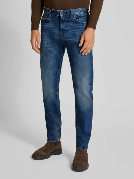 Zdjęcie produktu Jeansy o kroju regular fit z mieszanki bawełny model ‘MAINE’ Boss Jeansowy niebieski