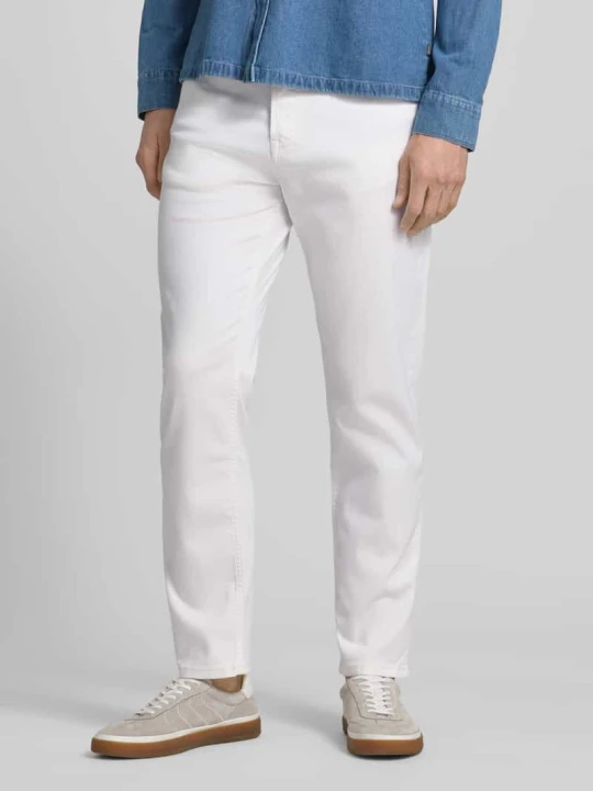 Zdjęcie produktu Jeansy o kroju regular fit z mieszanka bawełny model 'REMAINE' Boss Biały