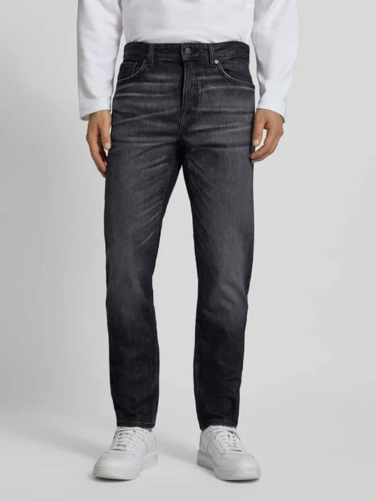 Zdjęcie produktu Jeansy o kroju regular fit z Mieszanka bawełny Model 'RE.MAINE BO' Boss Antracytowy
