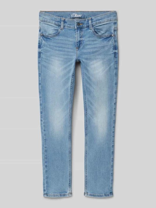 Zdjęcie produktu Jeansy o kroju regular fit z wąską nogawką model ‘SEATTLE’ s.Oliver Niebieski