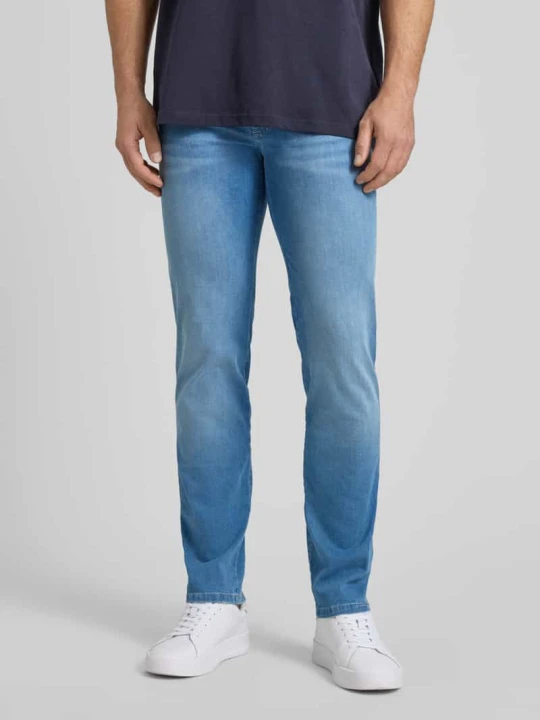 Zdjęcie produktu Jeansy o kroju regular fit z wpuszczanymi kieszeniami Bugatti Jasnoniebieski