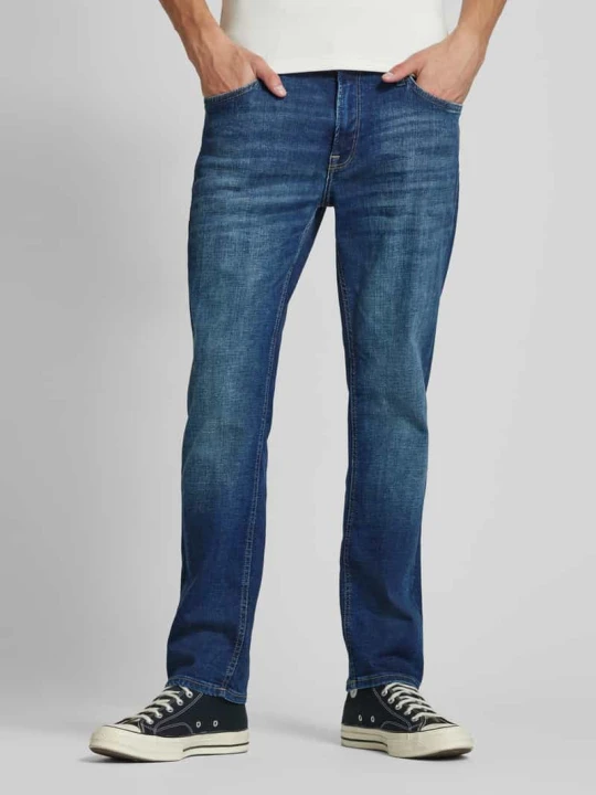 Zdjęcie produktu Jeansy o kroju regular fit z zapięciem na guzik model ‘CLARK’ Jack&Jones Jeansowy niebieski