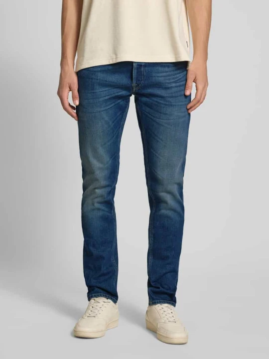 Zdjęcie produktu Jeansy o kroju tapered fit z 5 kieszeniami model ‘WILLBI’ Replay Jeansowy niebieski