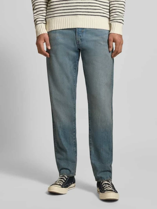 Zdjęcie produktu Jeansy w kroju regular tapered fit z efektem znoszenia Model 'Morry FWD' G-Star Raw Niebieski