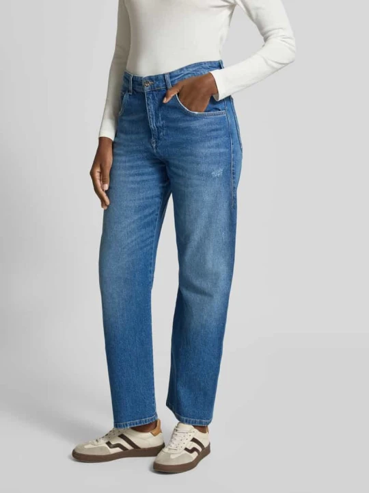 Zdjęcie produktu Jeansy o kroju relaxed fit z 5 kieszeniami model ‘Mannheim’ Goldgarn Niebieski