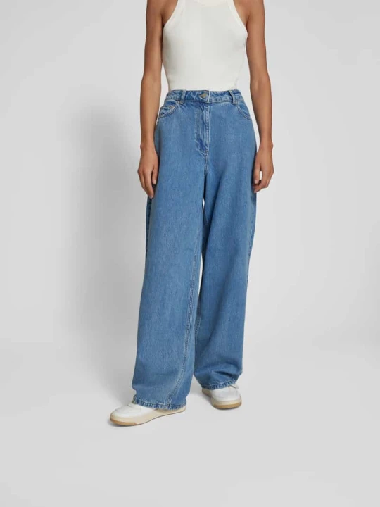 Zdjęcie produktu Jeansy o kroju relaxed fit z 5 kieszeniami Remain Jeansowy niebieski