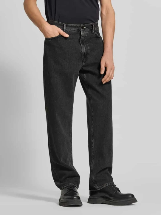 Zdjęcie produktu Jeansy o kroju relaxed fit z czystej bawełny Closed Antracytowy