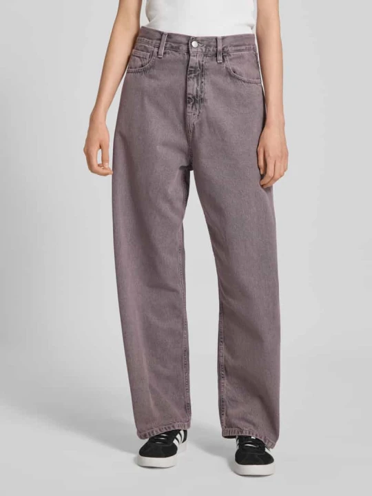 Zdjęcie produktu Jeansy o kroju relaxed fit z czystej bawełny model ‘Brandon’ Carhartt WIP Różowy