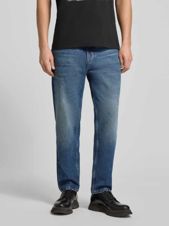 Zdjęcie produktu Jeansy o kroju relaxed fit z czystej bawełny Model 'HUGO 838' Niebieski