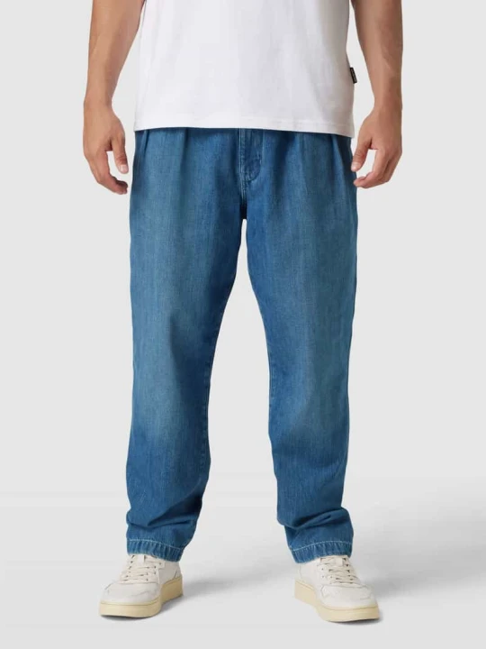 Zdjęcie produktu Jeansy o kroju relaxed fit z kontrafałdami model ‘RUSCAN’ Tommy Hilfiger Niebieski