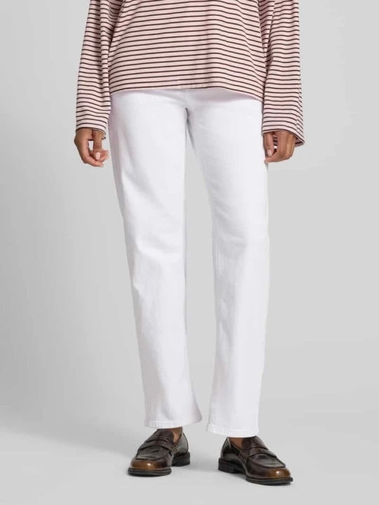 Zdjęcie produktu Jeansy o kroju relaxed fit z mieszanka bawełny model 'GAIA RELAXED' CAMBIO Biały