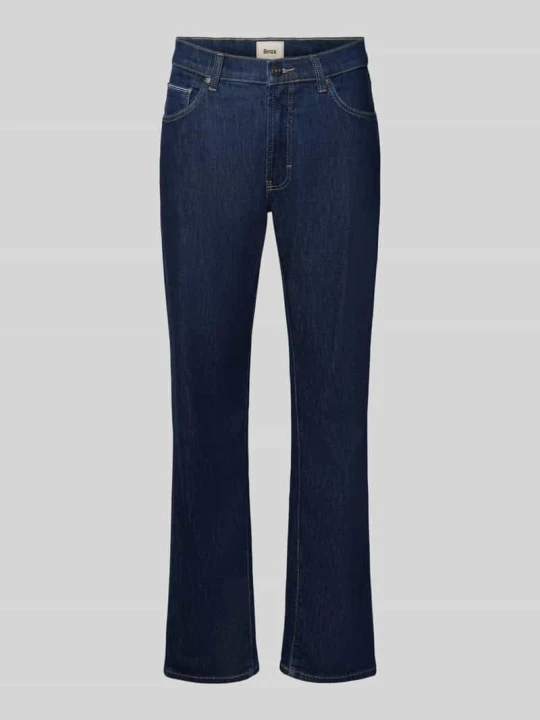 Zdjęcie produktu jeansy o kroju relaxed fit z mieszanki bawełny model 'Clint' BRAX Granatowy
