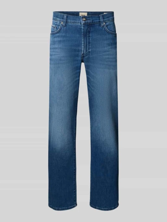 Zdjęcie produktu jeansy o kroju relaxed fit z mieszanki bawełny model 'Clint' BRAX Jeansowy niebieski
