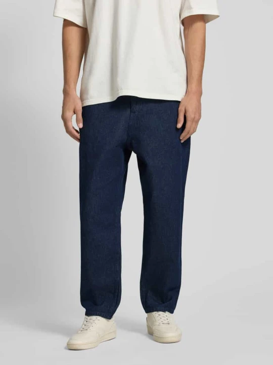 Zdjęcie produktu Jeansy o kroju relaxed fit z mieszanki bawełny model ‘ISAK’ Marc O'Polo Ciemnoniebieski