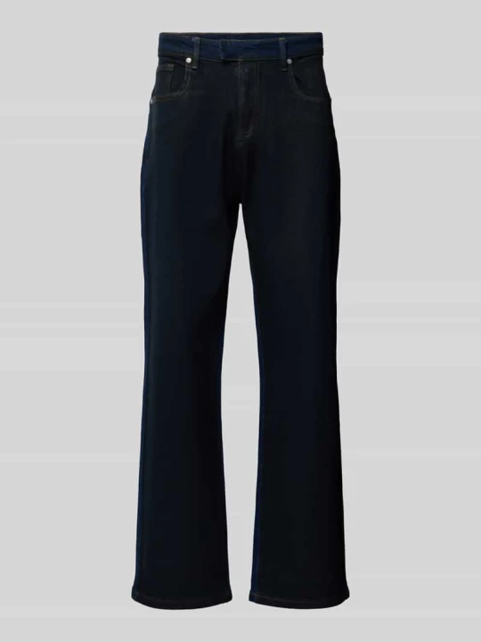 Zdjęcie produktu Jeansy o kroju relaxed fit z mieszanki bawełny model 'VELA' Don't Waste Culture Czarny