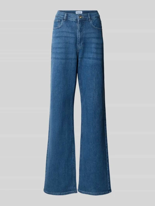 Zdjęcie produktu Jeansy o kroju relaxed fit z mieszanki bawełny model 'YARA' Cars Niebieski