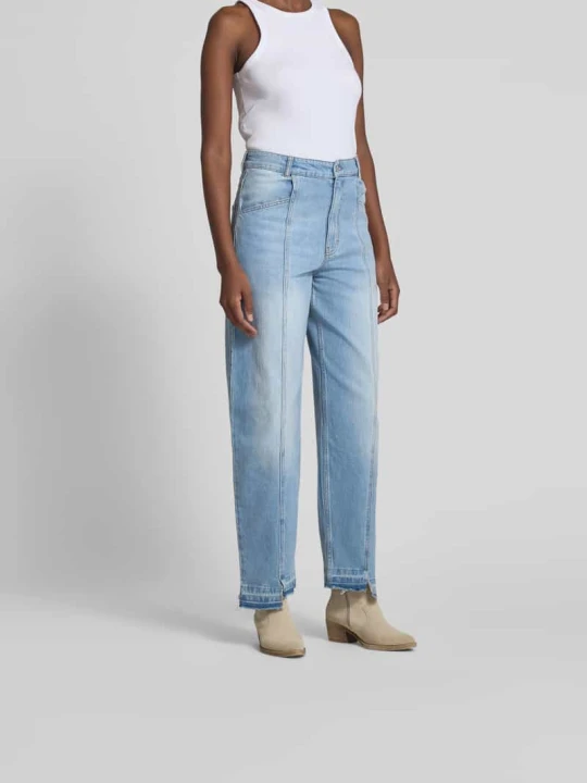 Zdjęcie produktu Jeansy o kroju relaxed fit z przetarciami BAUM & PFERDGARTEN Jasnoniebieski