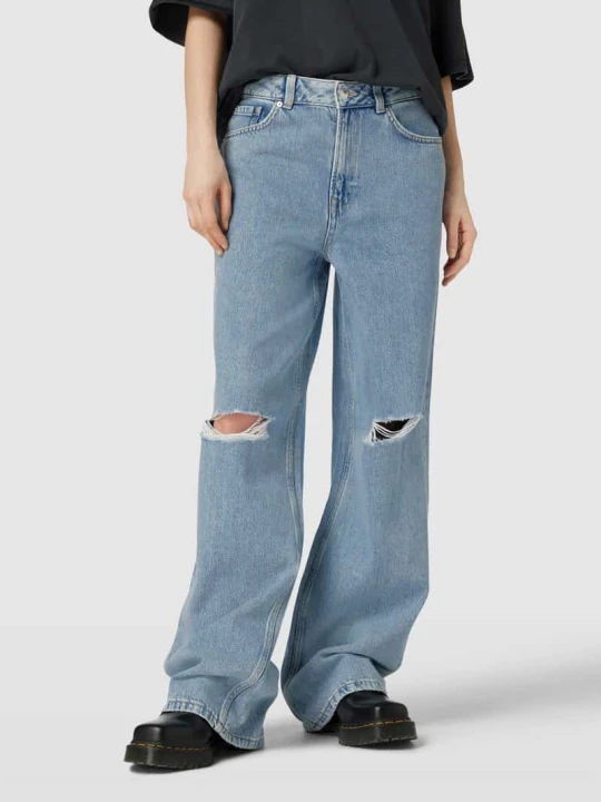 Zdjęcie produktu Jeansy o kroju relaxed fit z przetarciami Tom Tailor Jeansowy niebieski