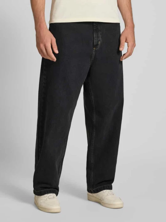 Zdjęcie produktu Jeansy o kroju relaxed fit z wpuszczanymi kieszeniami model ‘BRANDON’ Carhartt WIP Czarny