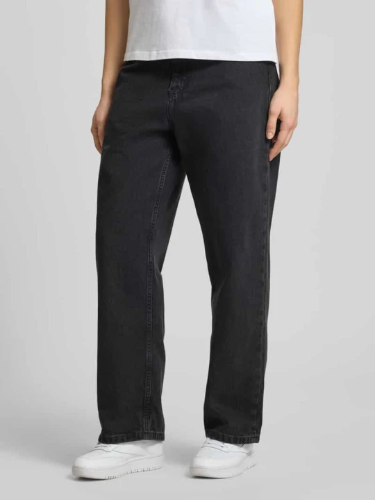 Zdjęcie produktu Jeansy o kroju relaxed fit z wpuszczanymi kieszeniami model 'Brandon' Carhartt WIP Czarny