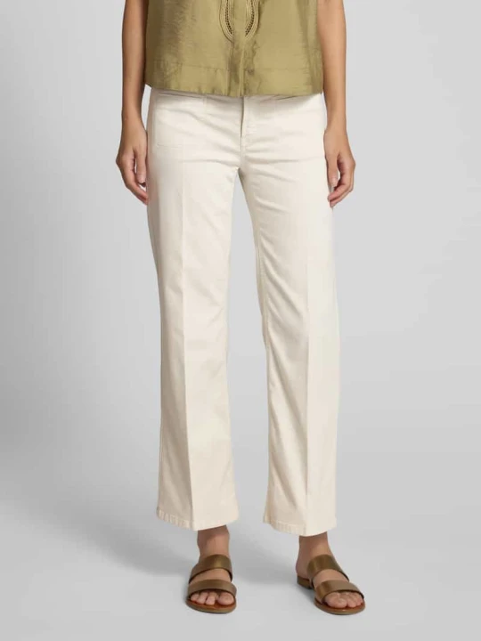 Zdjęcie produktu Jeansy o kroju relaxed fit z wpuszczanymi kieszeniami model ‘TESS’ CAMBIO Kamienny