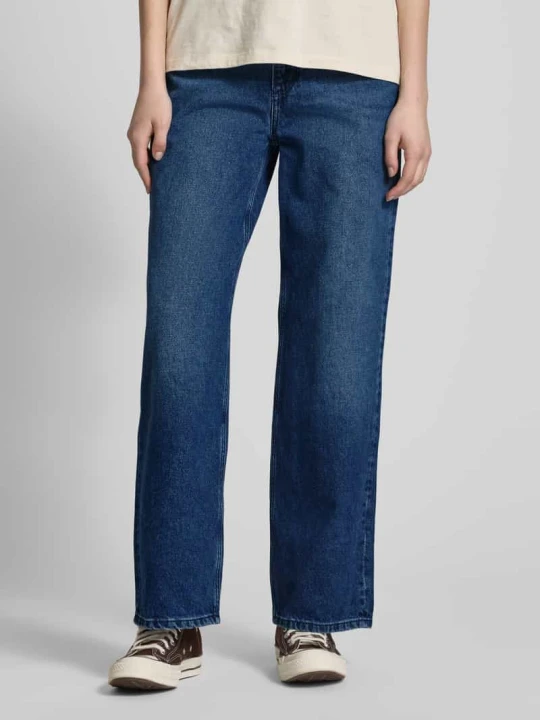 Zdjęcie produktu Jeansy o kroju relaxed fit z detalem z logo Marc O'Polo Jeansowy niebieski