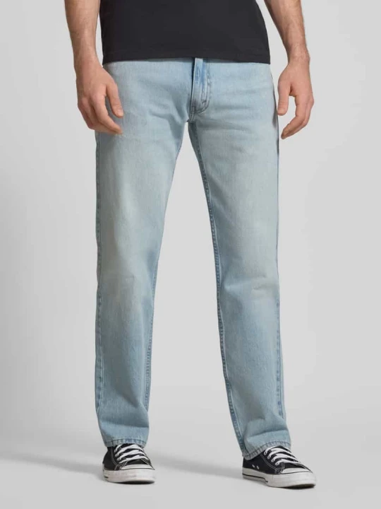 Zdjęcie produktu Jeansy o kroju relaxed fit straight z efektem znoszenia Model '555' Levi's Jasnoniebieski