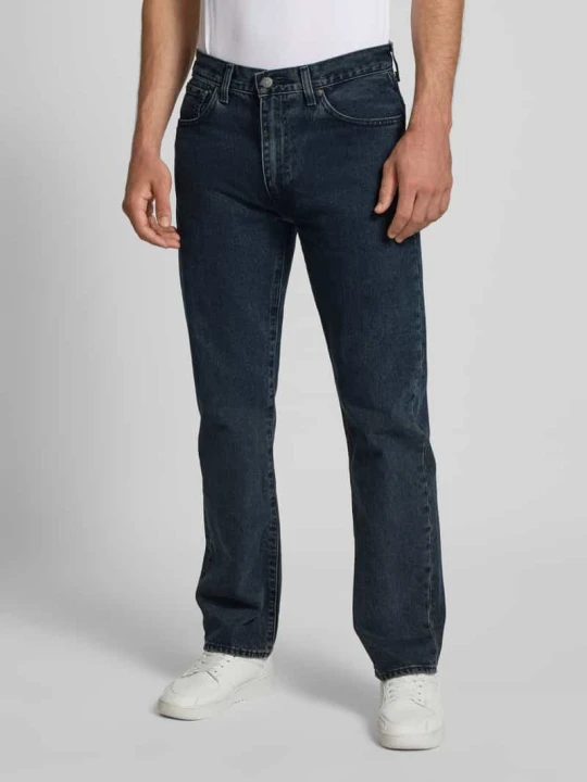Zdjęcie produktu Jeansy o kroju relaxed straight fit z wpuszczanymi kieszeniami model ‘555®’ Levi's Jeansowy niebieski