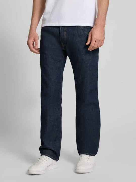 Zdjęcie produktu Jeansy o kroju wide fit z wpuszczanymi kieszeniami model '555®' Levi's Jeansowy niebieski