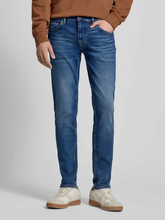 Zdjęcie produktu Jeansy o kroju shaped fit z 5 kieszeniami model ‘Sjöbo’ Marc O'Polo Jeansowy niebieski