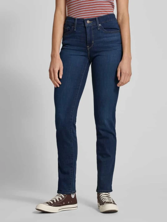 Zdjęcie produktu Jeansy o kroju shaping slim fit z dodatkiem streczu model ‘312’ Levi's Ciemnoniebieski