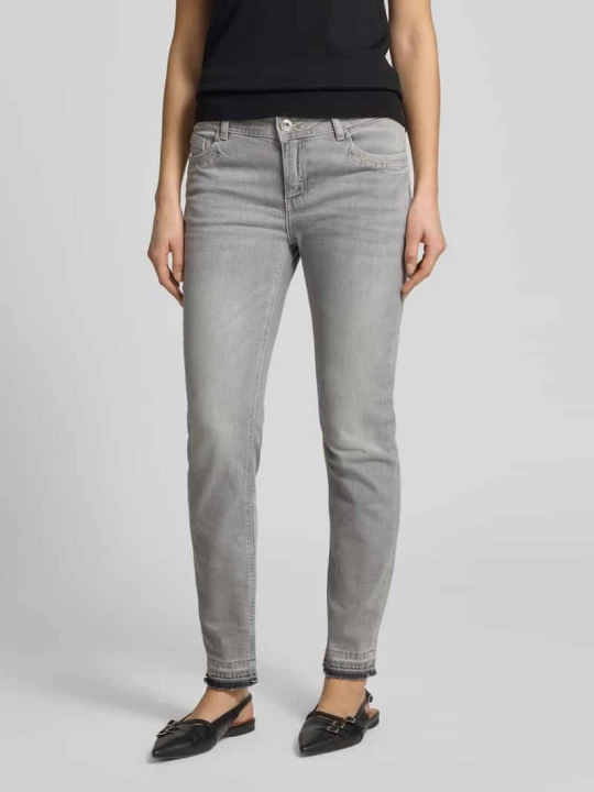Zdjęcie produktu Jeansy o kroju skinny fit w 5 kieszeni model 'Zack' MOS MOSH Jasnoszary
