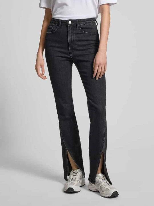 Zdjęcie produktu Jeansy o kroju skinny fit z 5 kieszeniami model ‘Annilie’ EDITED Ciemnoszary