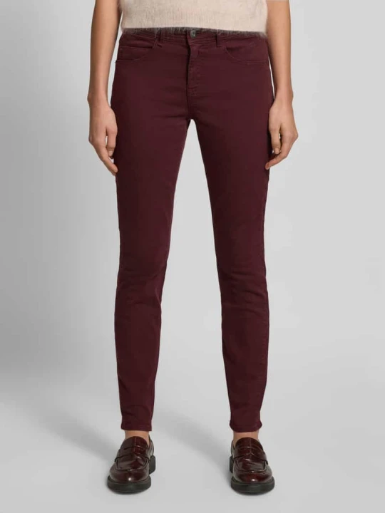 Zdjęcie produktu Jeansy o kroju skinny fit z 5 kieszeniami model ‘SHAKIRA’ BRAX Bordowy