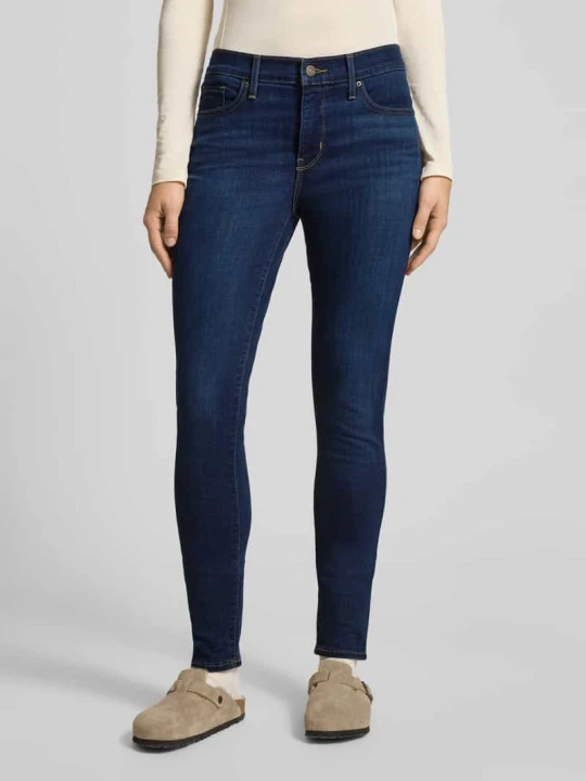 Zdjęcie produktu Jeansy o kroju skinny fit z 5 kieszeniami model ‘SHAPING SKINNY’ Levi's Ciemnoniebieski