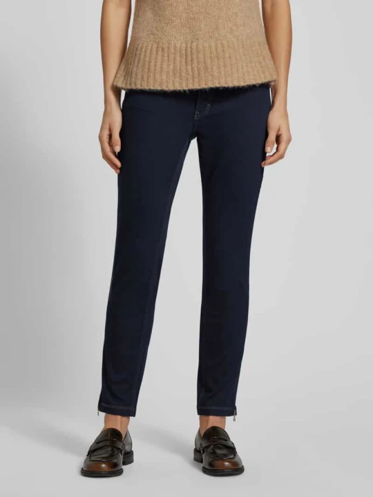 Zdjęcie produktu Jeansy o kroju skinny fit z dodatkiem streczu model ‘DREAM CHIC’ MAC Granatowy