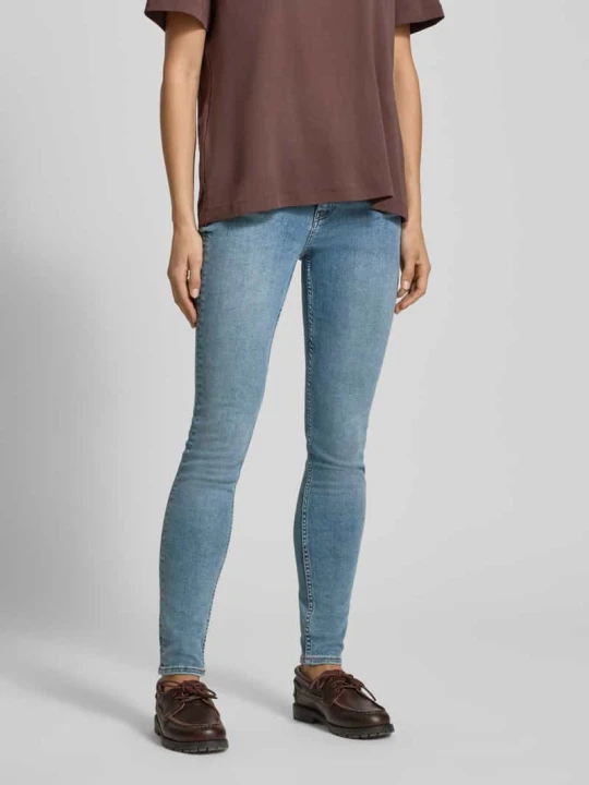 Zdjęcie produktu Jeansy o kroju skinny fit z efektem znoszenia model ‘LA BOHEMIENNE’ Scotch & Soda Niebieski