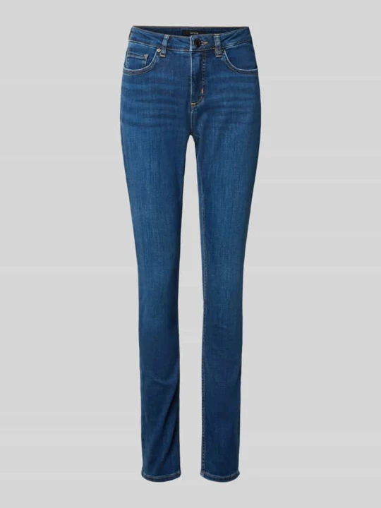 Zdjęcie produktu Jeansy o kroju skinny fit z mieszanki bawełny i lyocellu model 'Elma' Opus Jeansowy niebieski