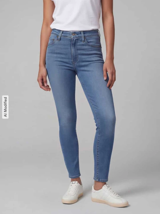 Zdjęcie produktu Jeansy o kroju skinny fit z mieszanki bawełny model '721®' Levi's Niebieski