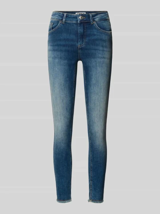 Zdjęcie produktu Jeansy o kroju skinny fit z mieszanki bawełny model 'BLUSH' Only Jeansowy niebieski