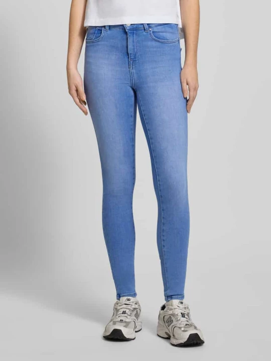 Zdjęcie produktu Jeansy o kroju skinny fit z mieszanki bawełny model „POWER” Only Jeansowy niebieski