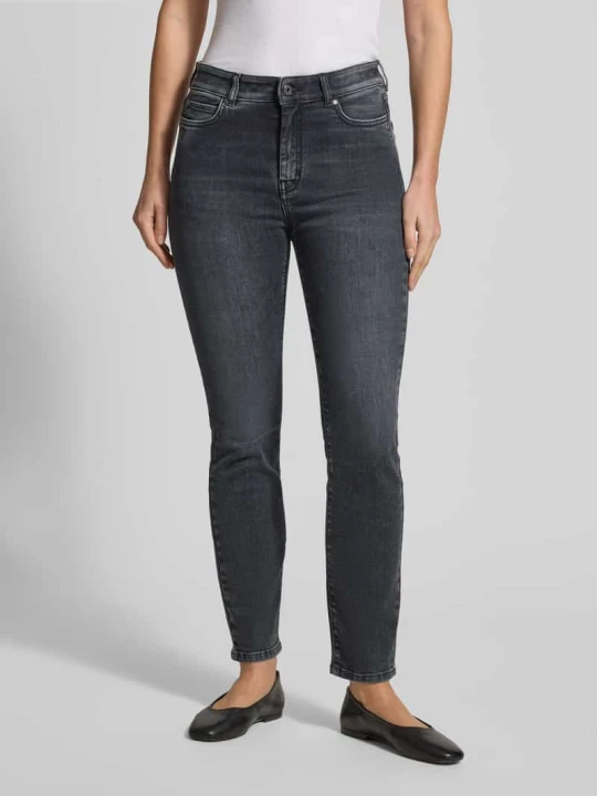 Zdjęcie produktu Jeansy o kroju skinny fit z mieszanka bawełny Model 'SAUNA' Weekend Max Mara Czarny