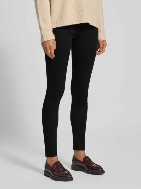 Zdjęcie produktu Jeansy o kroju skinny fit z mieszanki bawełny model ‘TILLAA’ ARMEDANGELS Czarny