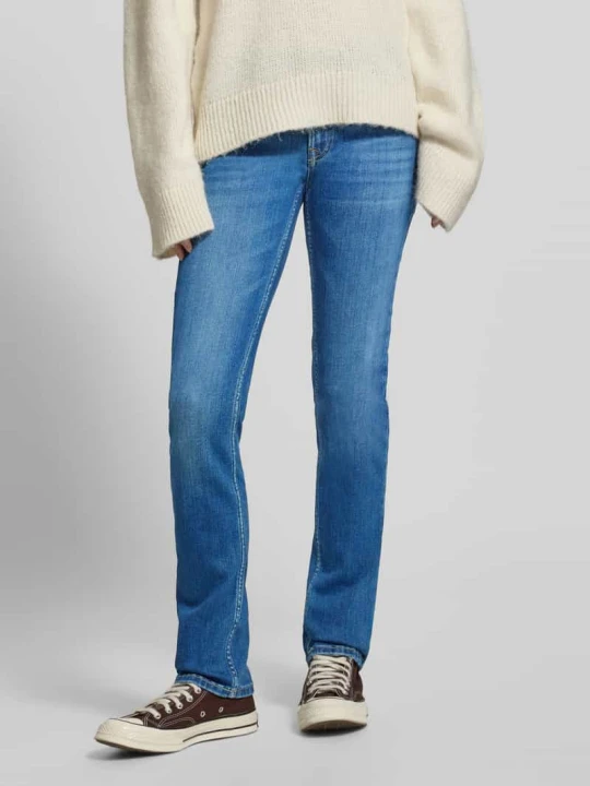 Zdjęcie produktu Jeansy o kroju skinny fit z mieszanki bawełny model „VENUS” Pepe Jeans Jeansowy niebieski