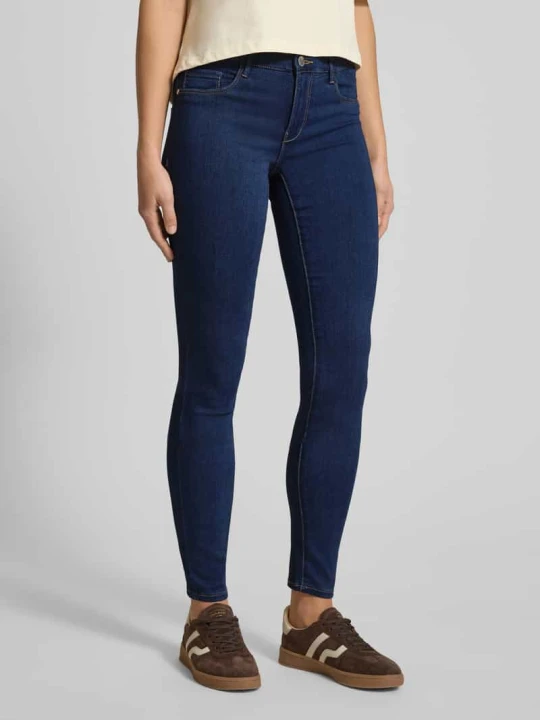 Zdjęcie produktu Jeansy o kroju skinny fit z mieszanki wiskozy model ‘Rain’ Only Ciemnoniebieski