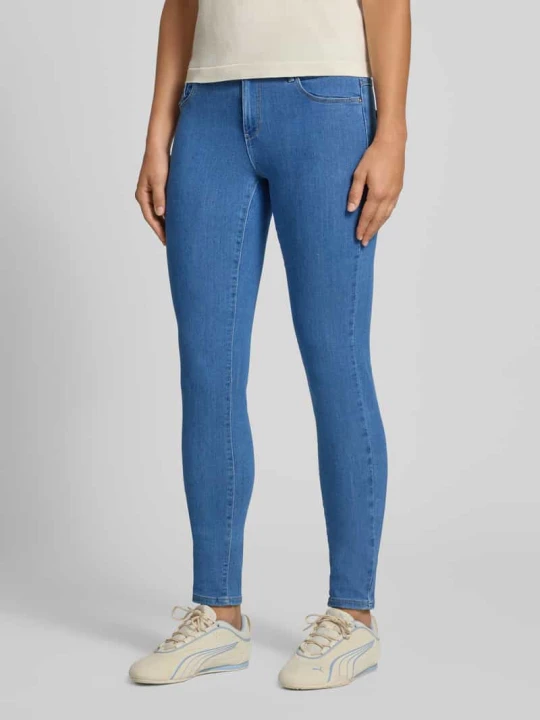 Zdjęcie produktu Jeansy o kroju skinny fit z mieszanki wiskozy model 'Rain' Only Niebieski